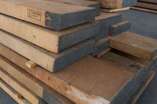 Apitong 3x12 Full Sawn Rough Heavy Duty Trailer Decking Boards